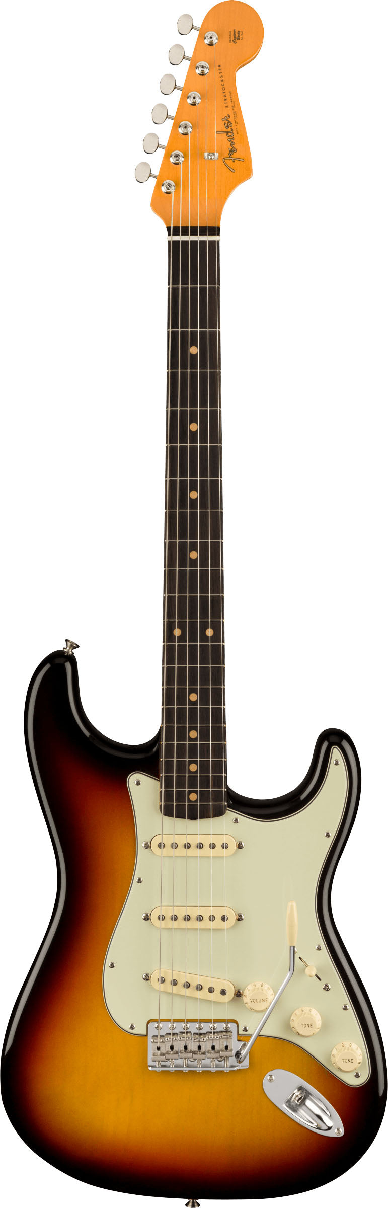 Fender American Vintage II 1961 Stratocaster RW Guitarra Eléctrica 3 Colores Sunburst 1