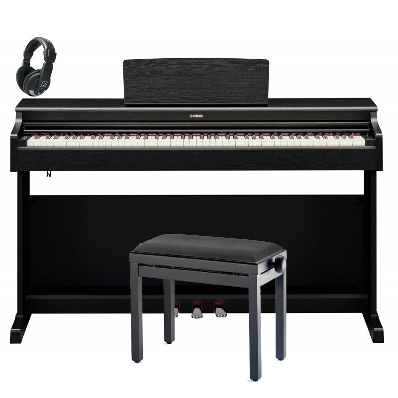 Yamaha -Pack- YDP165B Piano Digital Arius Negro + Banqueta y Auriculares 1