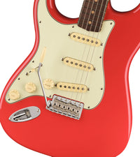 Fender American Vintage II 1961 Stratocaster LH RW Guitarra Eléctrica Fiesta Red para Zurdos 4