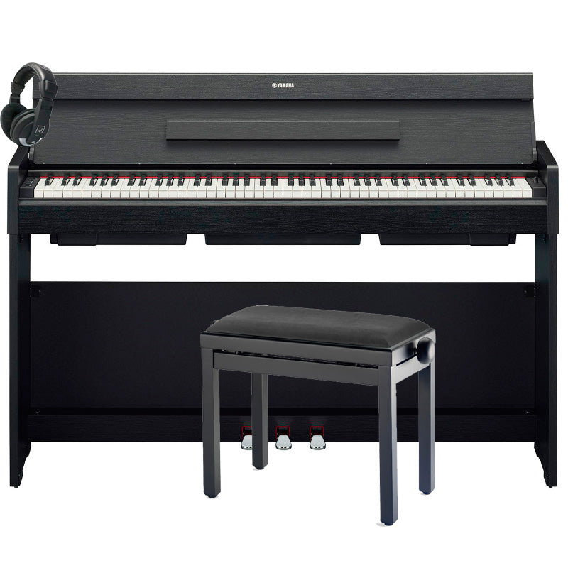 Yamaha -Pack- YDPS35B Piano Digital Arius Negro + Banqueta y Auriculares 1