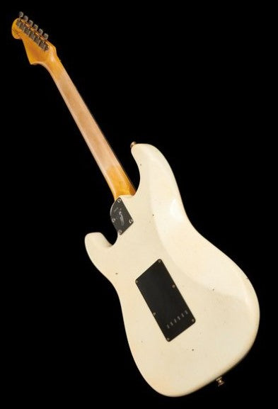 Fender Postmodern Journeyman Relic Stratocaster RW Guitarra Eléctrica Aged Olympic White. 14