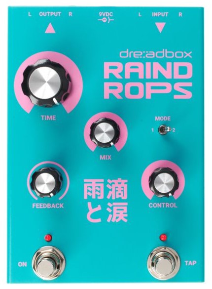 Dreadbox Raindrops Pedal Delay 12