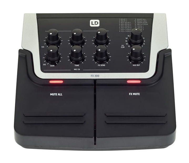 LD Systems FX300 Pedalera Multiefectos 3