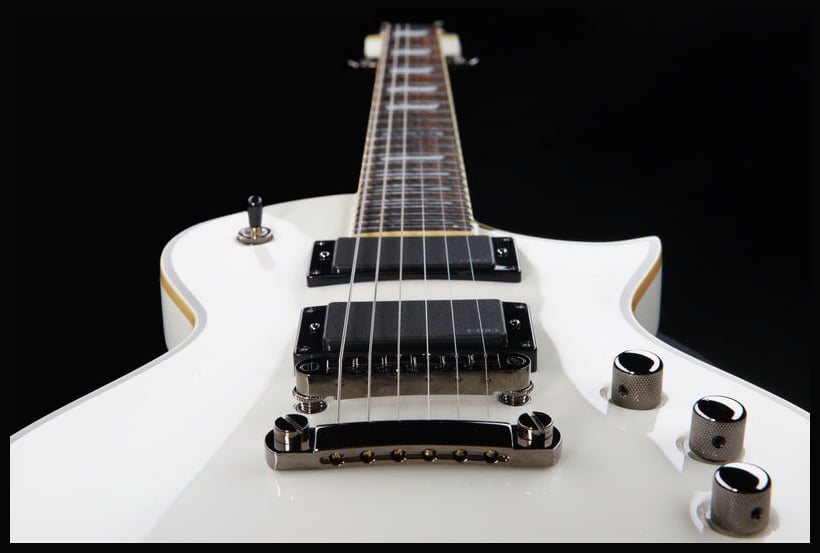 ESP LTD EC401 OW Guitarra Eléctrica Olympic White 14