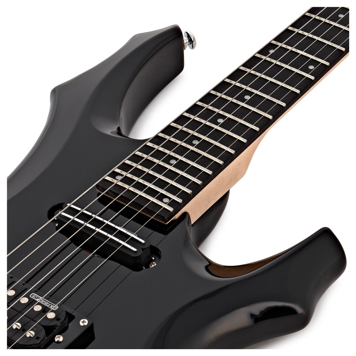 ESP LTD F10 BLK Pack Guitarra Eléctrica Negra con Funda 8