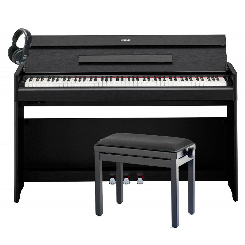 Yamaha -Pack- YDPS55B Piano Digital Arius Negro + Banqueta y Auriculares 1