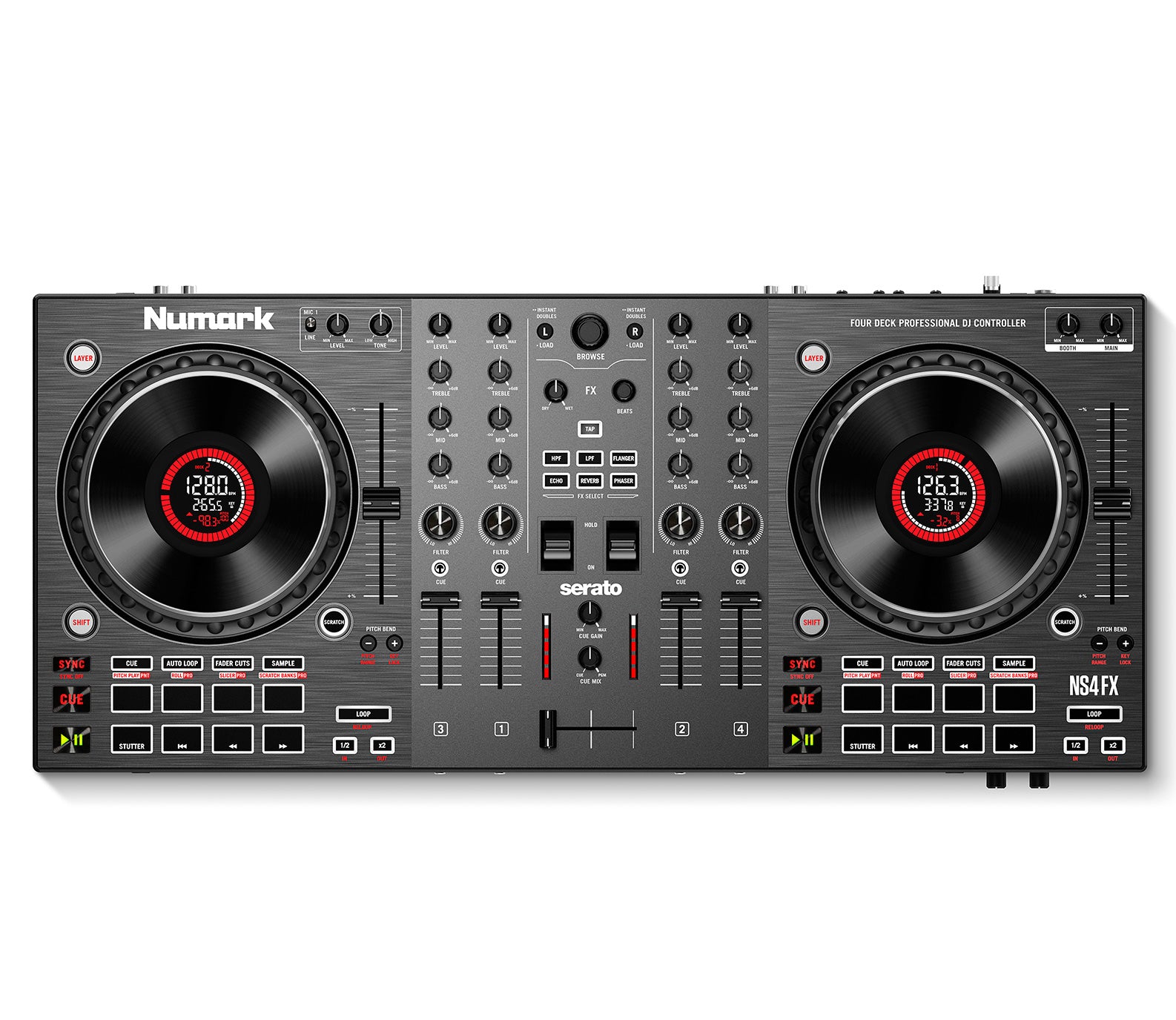 Numark NS4FX Controlador DJ 1