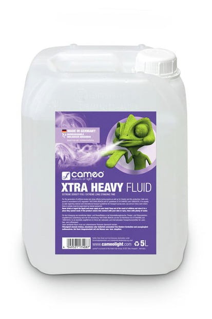 Cameo XTRA Heavy Fluid 5L Líquido de Niebla de Densidad Muy Alta de Larga Duración 5 Litros 1