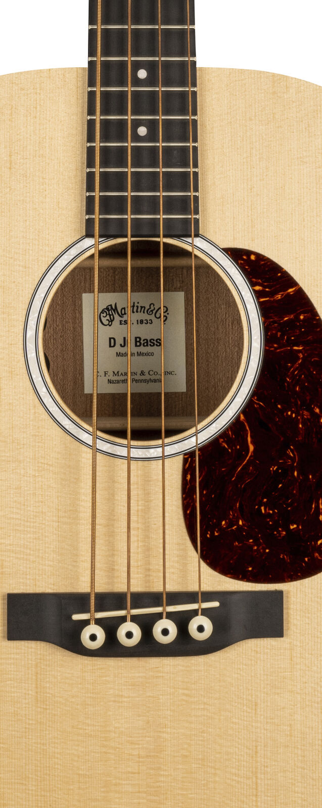 Martin DJR-10E-Bass Bajo Electroacústico Natural 3