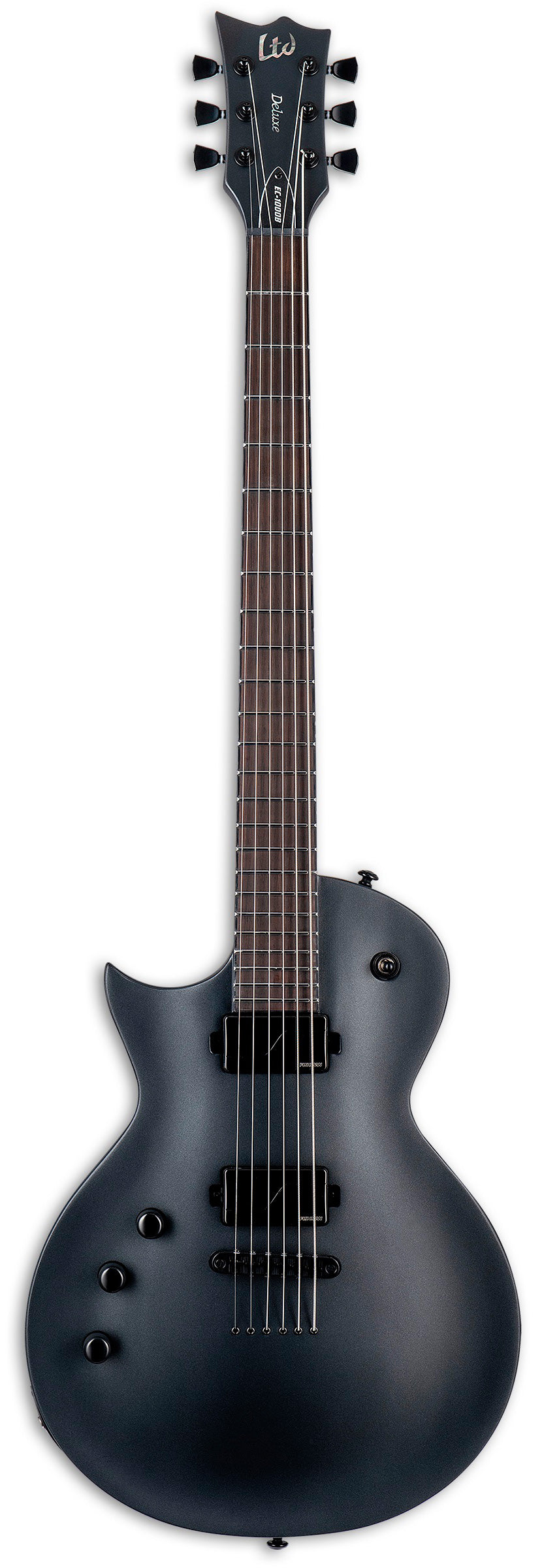 ESP LTD EC1000 Baritone LH CMS Guitarra Eléctrica para Zurdos Charcoal Metallic Satin 1