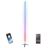 Ibiza Light Magic Color Stick 1.5BK Tubo Luminoso RGB con Pie 1.5 Metros 1