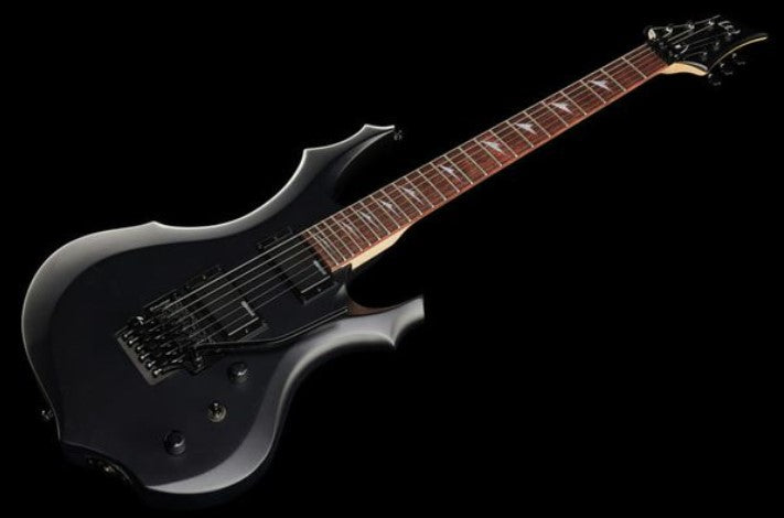 ESP LTD F200 BLKS Guitarra Eléctrica Black Satin 12