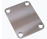 All Parts AP0600001 Neck Plate Steel 4 Hole for Guitar or Bass Nickel 1