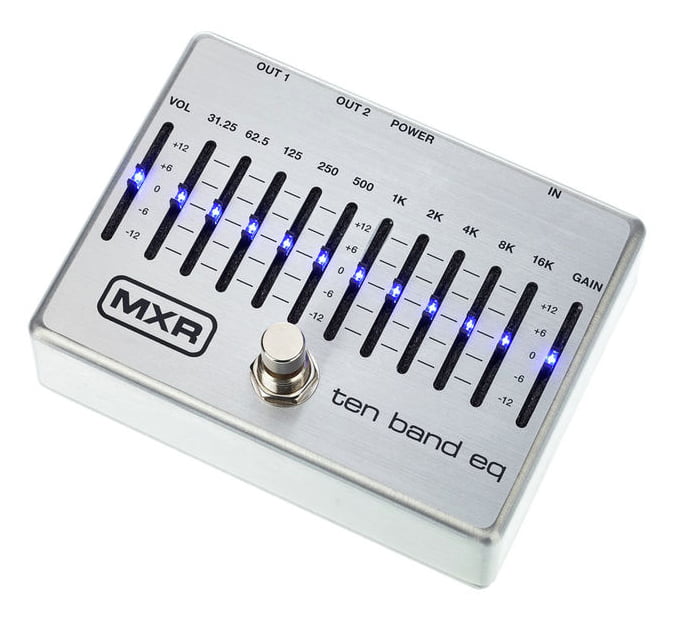 Dunlop M108S MXR Pedal Ecualizador Gr fico 10 Bandas dunlop-m108s-mxr-pedal-ecualizador-gr-fico-10-bandas