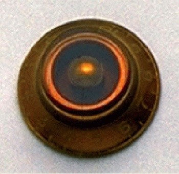 All Parts PK0140022 Bell Knobs (2) Amber Vintage Style Numbers 1