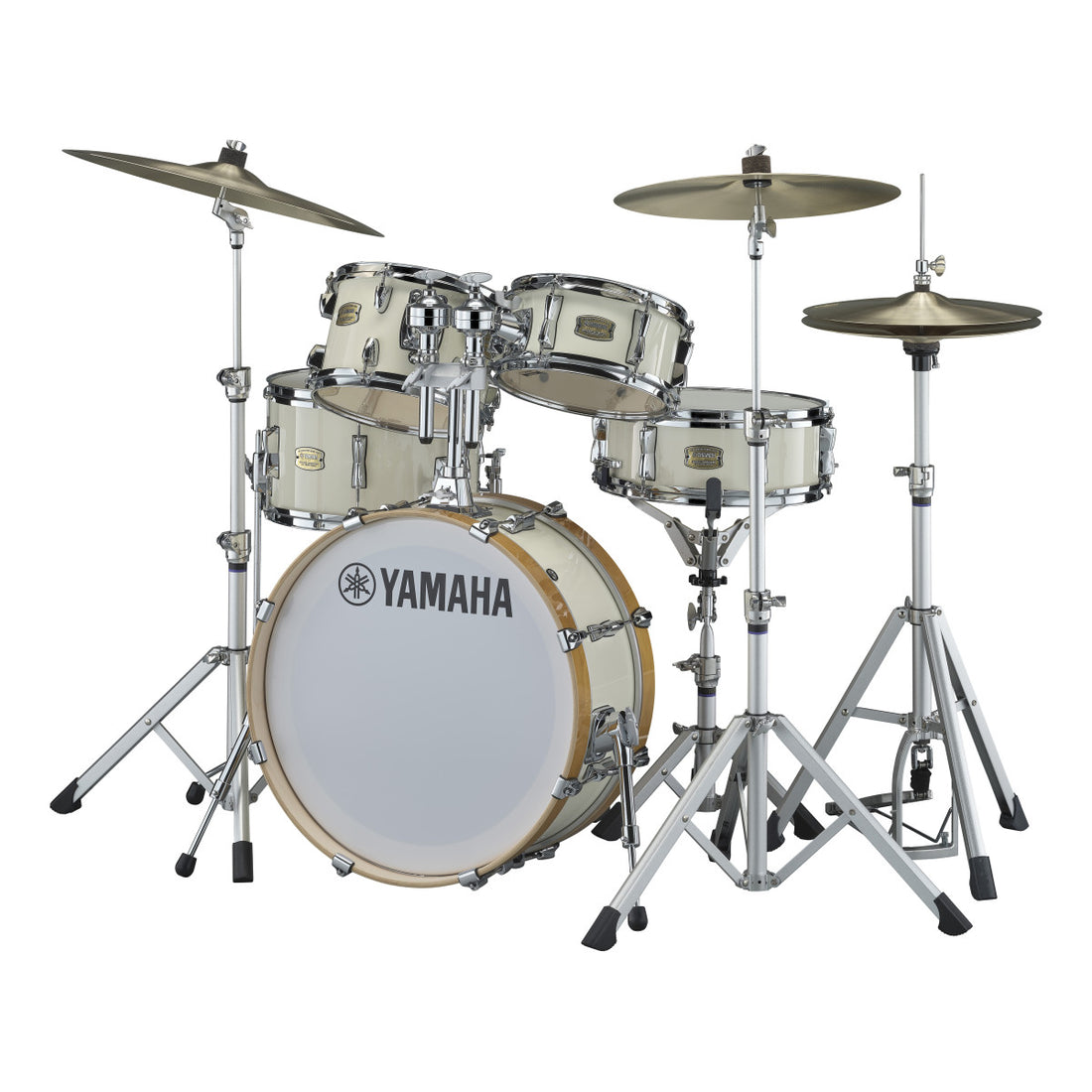 Yamaha SBP0F4H CLW Stage Custom Birch HIP Batería Acústica Classic White 2