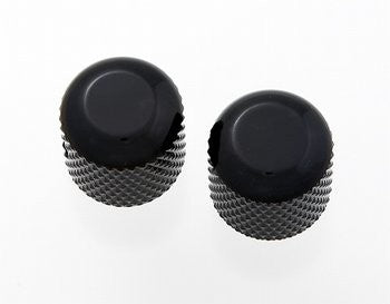 All Parts MK0110003 Black Dome Knobs (2) with Set Screw 1