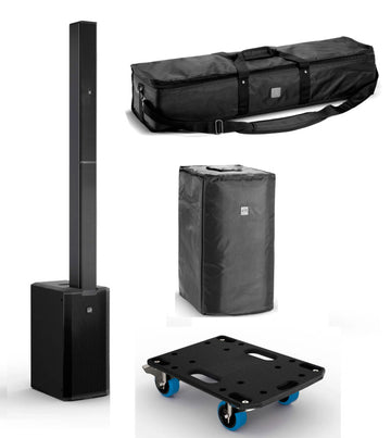 LD Systems -Pack- Maui 11 G3 MIX Sistema Compacto de PA Activo Negro + Fundas y Plataforma 1