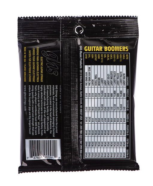 GHS GBXL Boomer Juego Cuerdas Guitarra Eléctrica 009-042 2