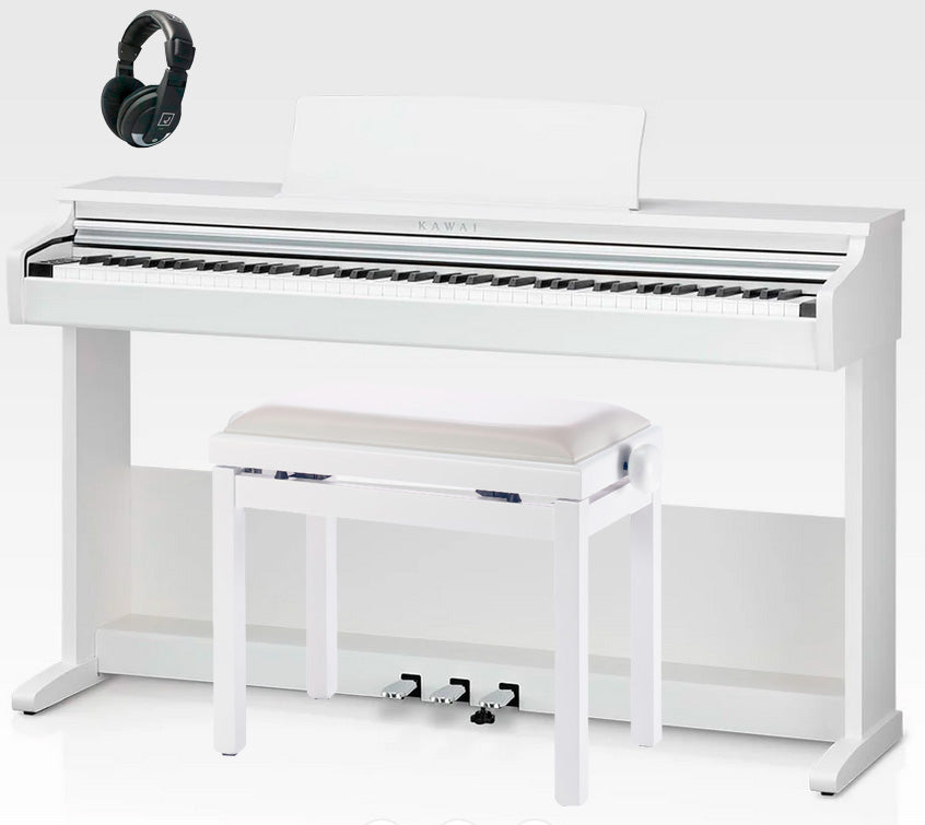 Kawai -Pack- KDP75 WH Piano Digital Blanco + Banqueta y Auriculares 1