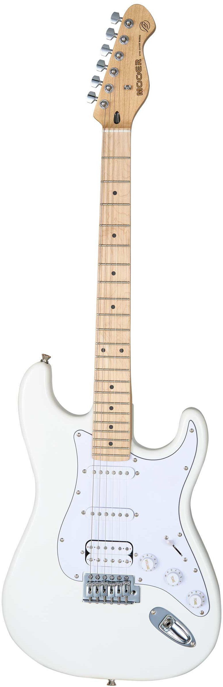 Mooer MSC11 Pro PW Guitarra Eléctrica Polar White 1