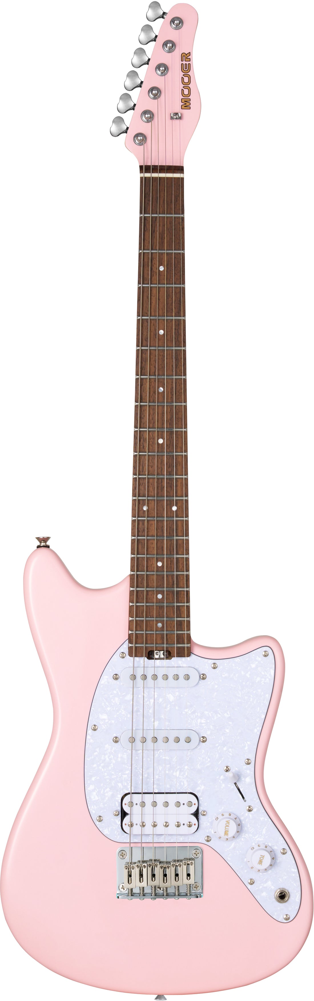 Mooer MLT10 CP Guitarra Eléctrica Candy Pink 1