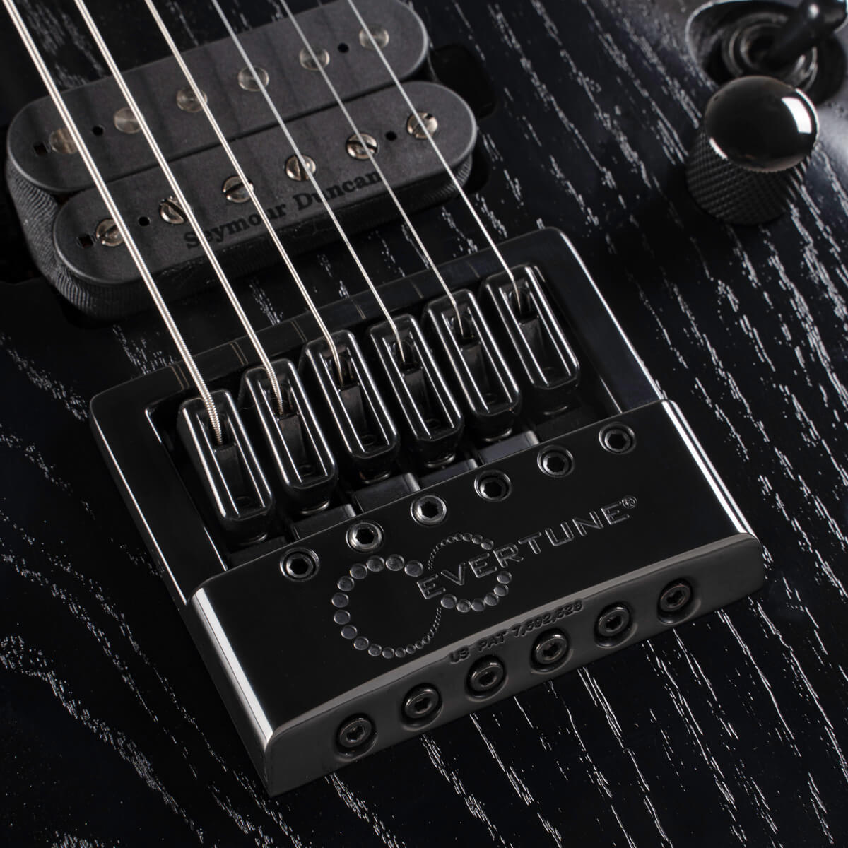 Cort KX700 Evertune OPB Guitarra Eléctrica Negra 7