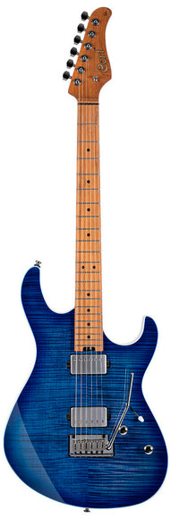 Cort G290 FAT II BBB Guitarra Eléctrica Bright Blue Burst 1