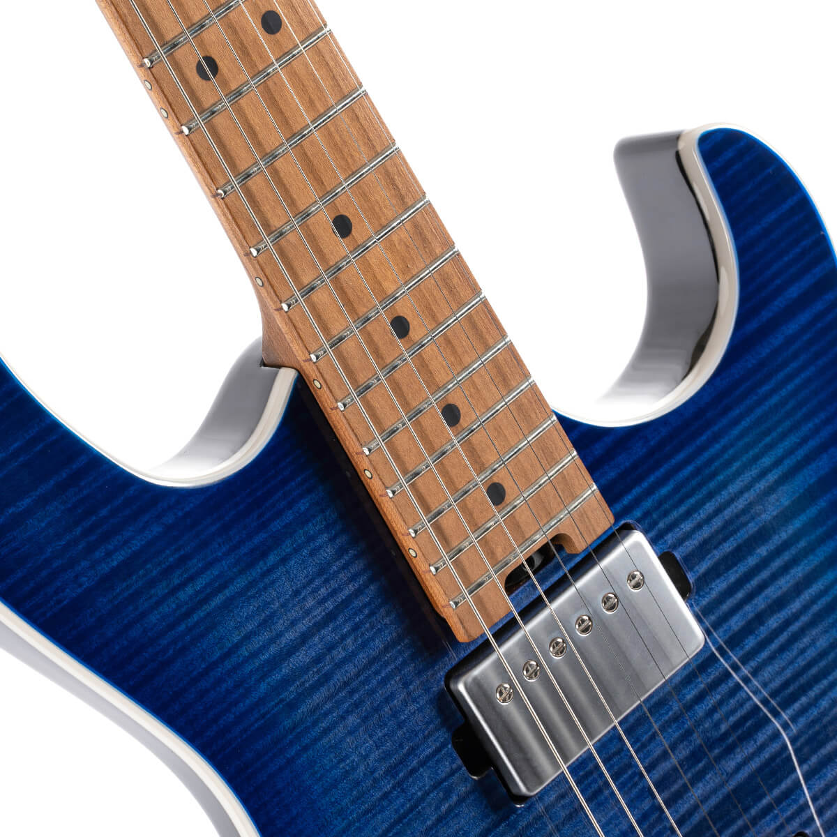 Cort G290 FAT II BBB Guitarra Eléctrica Bright Blue Burst 4