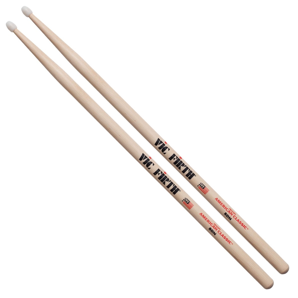 Vic Firth 8DN Jazz Nylon Par Baquetas 1