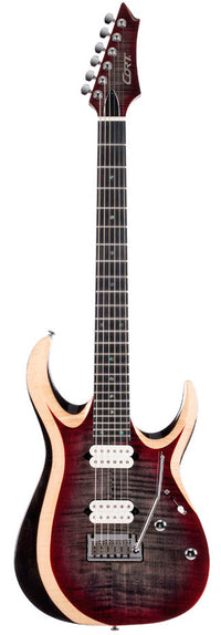 Cort X700 Duality II LV Guitarra Eléctrica Lava Burst 1