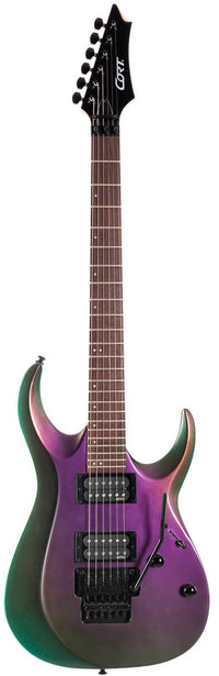 Cort X300 FPU Guitarra Eléctrica Flip Purple 1