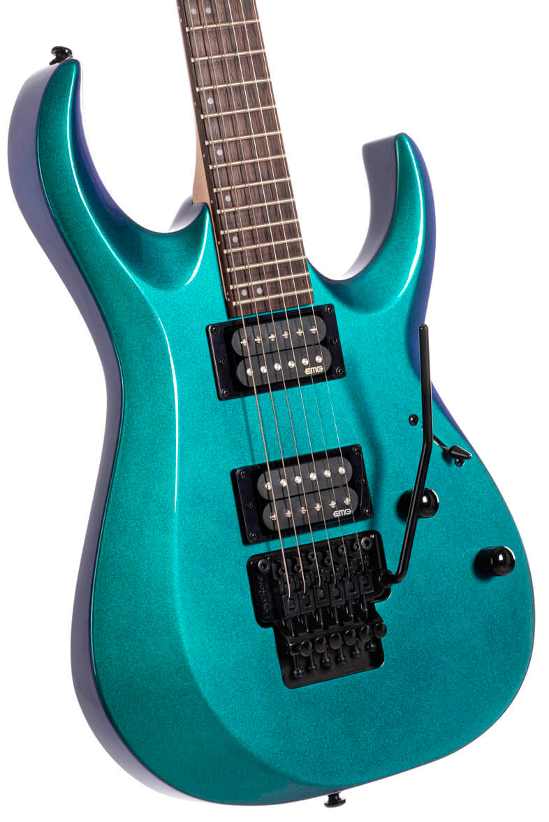 Cort X300 FBL Guitarra Eléctrica Flip Blue 3