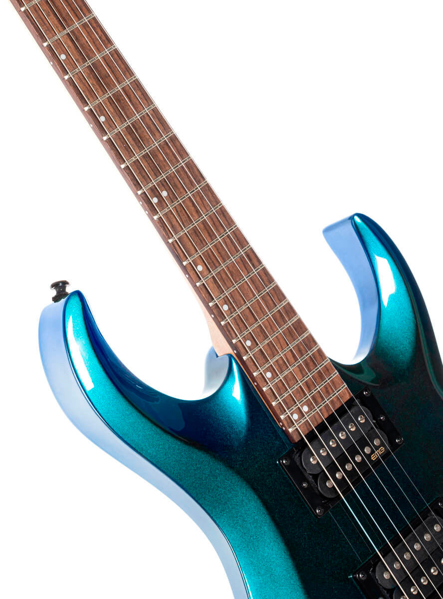 Cort X300 FBL Guitarra Eléctrica Flip Blue 5