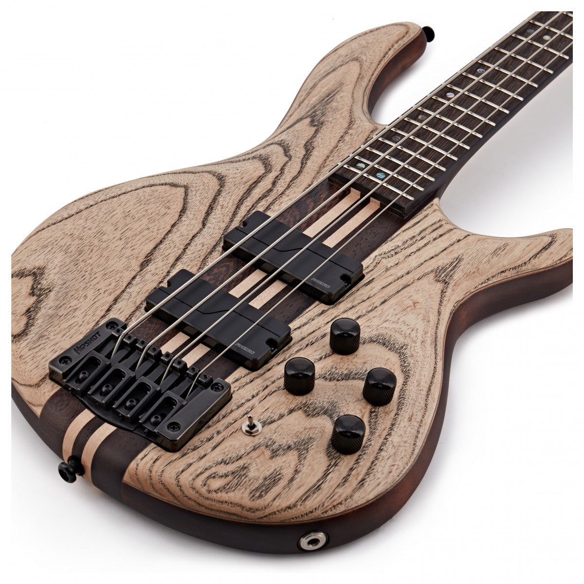 Cort A4 Ultra Ash ENB Bajo Eléctrico Etched Natural Black 4