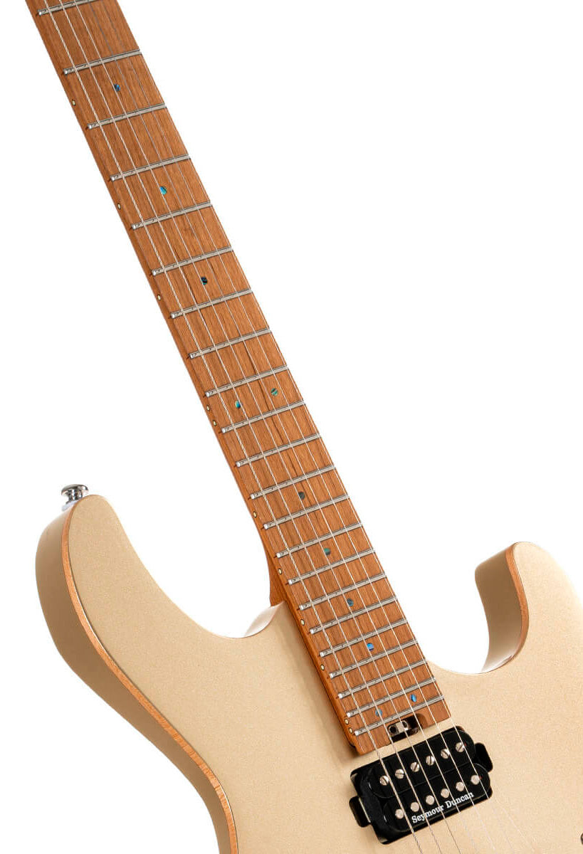 Cort G300 Pro MGD Guitarra Eléctrica Metallic Gold 7