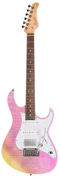 Cort G280 TCP Guitarra Eléctrica Transparent Chameleon Purple 1