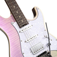 Cort G280 TCP Guitarra Eléctrica Transparent Chameleon Purple 4