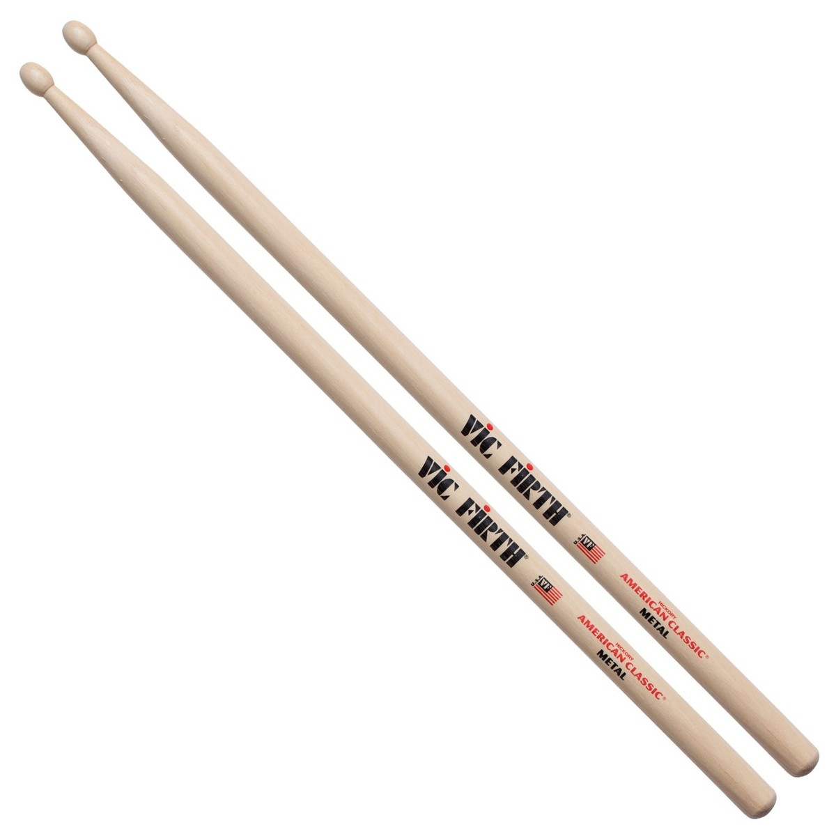 Vic Firth CMMETAL Hickory Par Baquetas 1