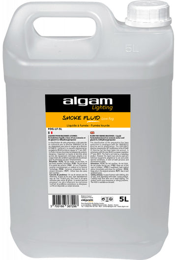 Algam Light FOGLF5L Líquido para Máquinas de Humo Pesado Niebla Baja 5 Litros 1