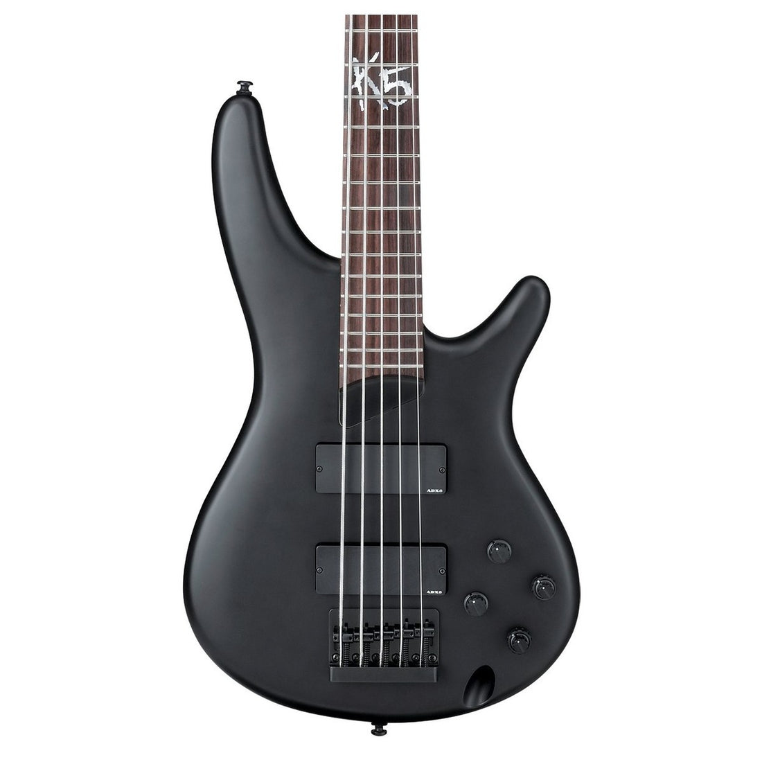 Ibanez K5 BKF Fieldy Bajo Eléctrico 5 Cuerdas Black Flat 2