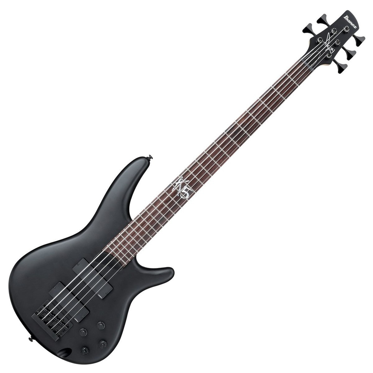 Ibanez K5 BKF Fieldy Bajo Eléctrico 5 Cuerdas Black Flat 6