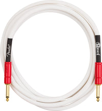 Fender 0990810209 John 5 Cable Instrumento Blanco y Rojo 3 Metros 1