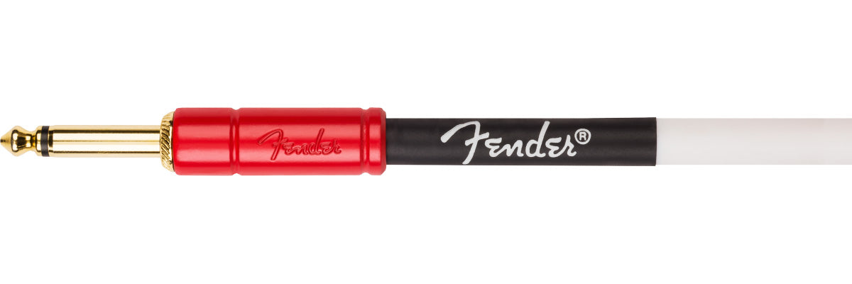 Fender 0990810209 John 5 Cable Instrumento Blanco y Rojo 3 Metros 3