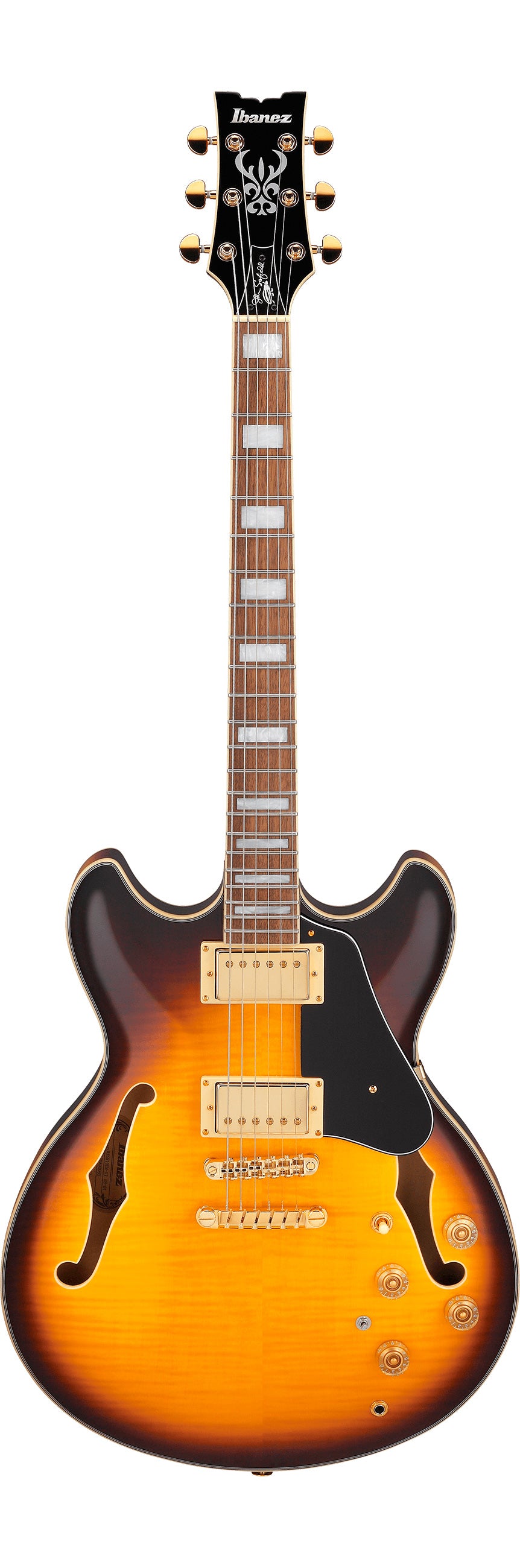 Ibanez JSM10EM TLB Guitarra Eléctrica Hollow Body Two Tone Burst 1