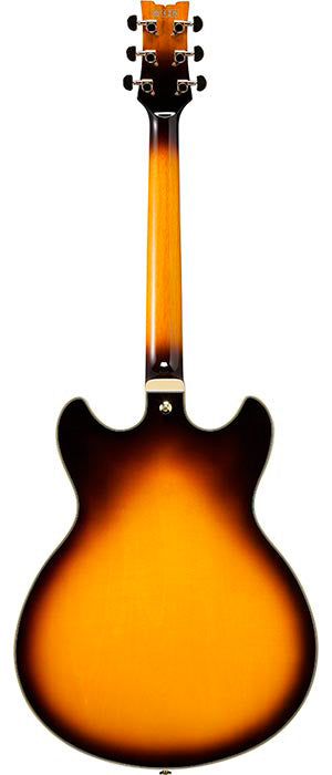 Ibanez JSM10EM TLB Guitarra Eléctrica Hollow Body Two Tone Burst 3