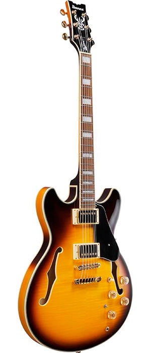 Ibanez JSM10EM TLB Guitarra Eléctrica Hollow Body Two Tone Burst 2