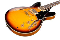 Ibanez JSM10EM TLB Guitarra Eléctrica Hollow Body Two Tone Burst 4