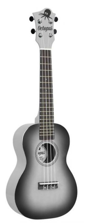 Octopus UK-200EX-BkB Ukelele Soprano Negro Burst 1