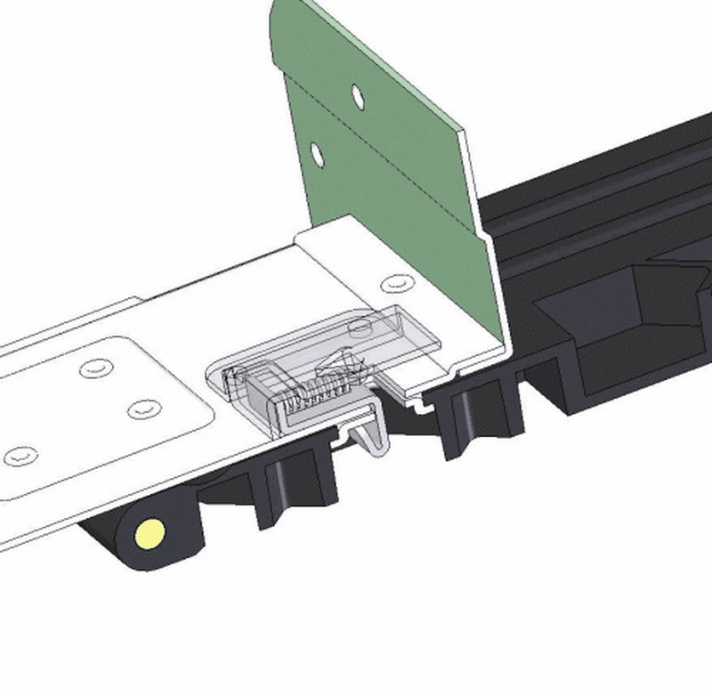 Adam Hall 34733 Asa de Trolley Encastrada y Abatible 3